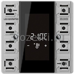 3rozetki.ru - Jung - [LS5192KRMTSD] KNX комнатный контроллер-дисплей, компактный, 2 группы.