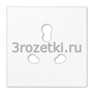 3rozetki.ru - Jung - [LS521INWWPL] Накладка, Блестящий дуропласт (устойчив к механическим повреждениям), белый.