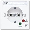 [LS521KINAUFWW] SCHUKO®-розетка 16 A / 250 B ~, Блестящий дуропласт (устойчив к механическим повреждениям), белый <Jung>