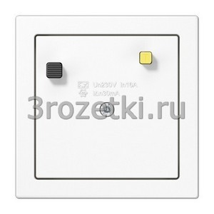 3rozetki.ru - Jung - [LS5530FIBWW] Устройство дифференциальной защиты (УЗО) 16 A / 250 В ~, Термопласт (ударопрочный) блестящий, белый.