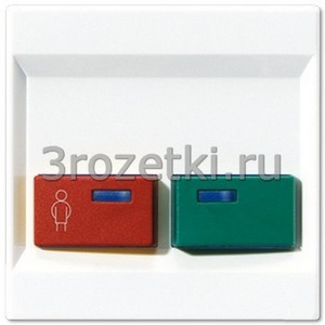 3rozetki.ru - Jung - [LS642B-1WW] Крышка для Ackermann, тип 73642 B 2, для серии LS, белый.