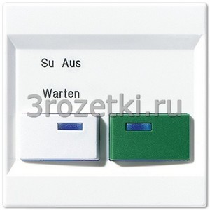 3rozetki.ru - Jung - [LS642B-2WW] Крышка для Ackermann, тип 73642 B – nurse room –, для серии LS, белый.