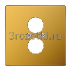 3rozetki.ru - Jung - [LS962GGO] Kрышка, Металлическое исполнение, золото.