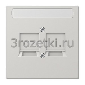 3rozetki.ru - Jung - [LS969-2NWELG] Крышка для модульных гнёзд.