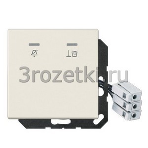 3rozetki.ru - Jung - [LSCUKO5M230] Накладка для внешнего DND-модуля с LED-лампами, 230 В, Термопласт (ударопрочный) блестящий, слоновая.