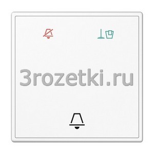 3rozetki.ru - Jung - [LSCUKO6MWW] Накладка (стекло) для внешнего модуля, белый.