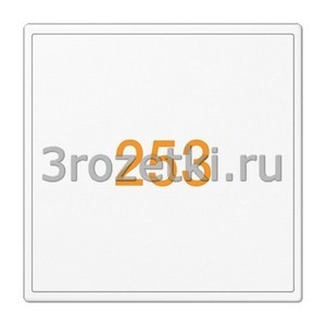 3rozetki.ru - Jung - [LSCUKO6TXWW] Накладка (стекло), белый.