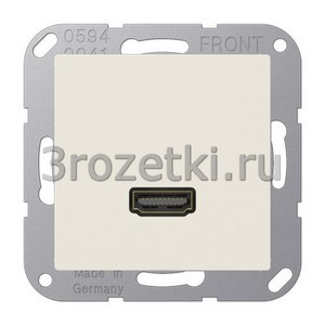 3rozetki.ru - Jung - [MAA1112] HDMI, Термопласт (ударопрочный) блестящий, слоновая кость.