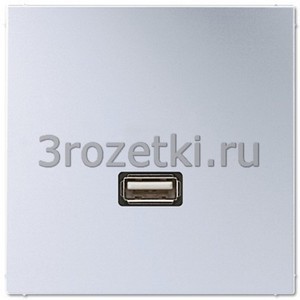 3rozetki.ru - Jung - [MAAL1122] USB 2.0, Металлическое исполнение, алюминий.