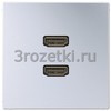 [MAAL1133] 2 x HDMI, Металлическое исполнение, алюминий <Jung>