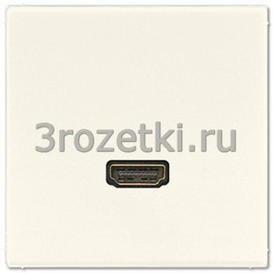 3rozetki.ru - Jung - [MALS1112] HDMI, Термопласт (ударопрочный) блестящий, слоновая кость.