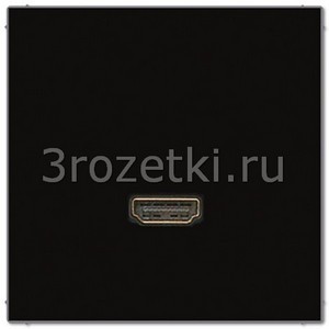 3rozetki.ru - Jung - [MALS1112SW] HDMI, Термопласт (ударопрочный) блестящий, чёрный.