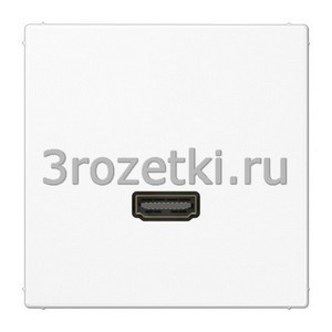 3rozetki.ru - Jung - [MALS1112WW] HDMI, Термопласт (ударопрочный) блестящий, белый.