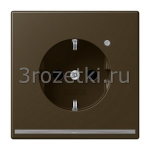 3rozetki.ru - Jung - [ME1520-OATLNW] SCHUKO®-розетка 16 A / 250 B ~, Металлическое исполнение, латунь Antik (лакиров.).