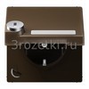 [ME1520NAKLSLAT] SCHUKO®-розетка 16 A / 250 B ~, Металлическое исполнение, латунь Antik (лакиров.) <Jung>