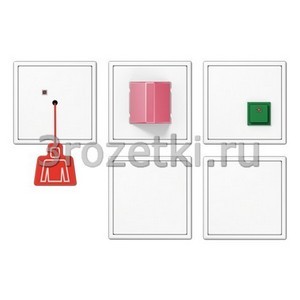 3rozetki.ru - Jung - [NRSLS0834-2WW] Emergency system set with UPS, для серии LS, белый.