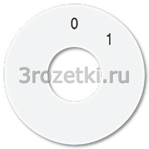 3rozetki.ru - Jung - [SKS1101-20WW] Дополнительная шкала, для арт. 1101-20, белый.