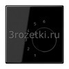 [TRLS236SW] Комнатный термостат «НО/НЗ контакт», Термопласт (ударопрочный) блестящий, чёрный <Jung>