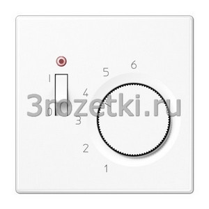 3rozetki.ru - Jung - [TRLS241WW] Комнатный термостат «1-пол. контакт», Термопласт (ударопрочный) блестящий, белый.