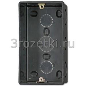 3rozetki.ru - Jung - [WB115-230PLA] Коробка для скрытого монтажа 2 группы, британский стандарт, пластик.