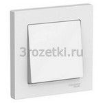 [ATN000112] ATLASDESIGN 1-клавишный ВЫКЛЮЧАТЕЛЬ, сх.1, 10АХ, в сборе, БЕЛЫЙ () <Schneider Electric->