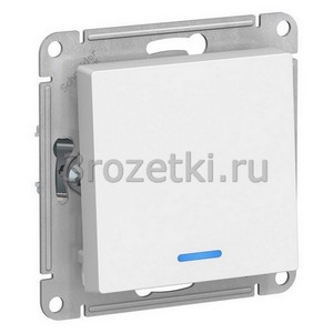 3rozetki.ru - Systeme Electric - AtlasDesign - [ATN000113] Выключатель 1-клавишный с подсветкой (белый).