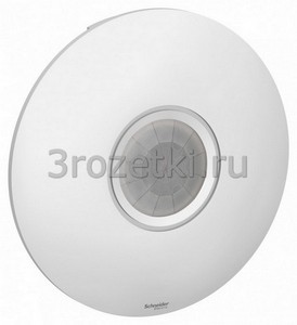 3rozetki.ru - Schneider Electric - [ATN000137] ATLASDESIGN ДАТЧИК ДВИЖЕНИЯ потолочный, 2000 Вт, 360°, БЕЛЫЙ ().