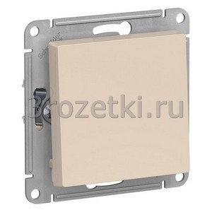 3rozetki.ru - Systeme Electric - AtlasDesign - [ATN000215] Кнопка без фиксации 1-клавишная 1НО (слоновая кость).