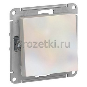 3rozetki.ru - Systeme Electric - AtlasDesign - [ATN000461] Выключатель 1-клавишный проходной (универсальный) (жемчуг).