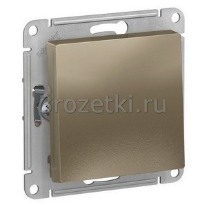 3rozetki.ru - Systeme Electric - AtlasDesign - [ATN000571] Выключатель 1-клавишный перекрестный (шампань).