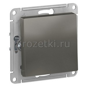 3rozetki.ru - Systeme Electric - AtlasDesign - [ATN000911] Выключатель 1-клавишный (сталь).