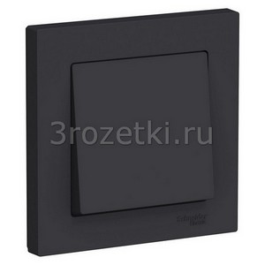 3rozetki.ru - Schneider Electric - [ATN001012] ATLASDESIGN 1-клавишный ВЫКЛЮЧАТЕЛЬ, сх.1, 10АХ, в сборе, КАРБОН ().