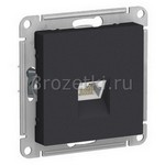 [ATN001086] РОЗЕТКА комп. RJ45, кат. 6A, мех, КАРБОН () <Schneider Electric->