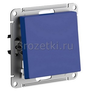 3rozetki.ru - Systeme Electric - AtlasDesign - [ATN001111] Выключатель 1-клавишный (аквамарин).