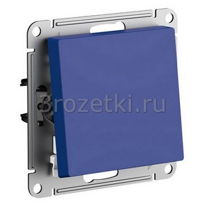 3rozetki.ru - Systeme Electric - AtlasDesign - [ATN001161] Выключатель 1-клавишный проходной (универсальный) (аквамарин).