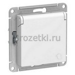 [ATN001346] Розетка SCHUKO с з/к, с крышкой (лотос) <Systeme Electric-AtlasDesign>