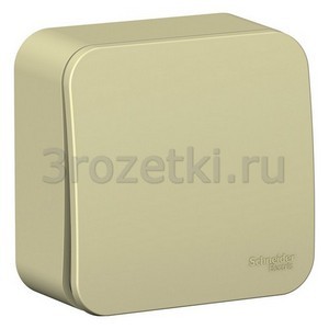 3rozetki.ru - Schneider Electric - [BLNCA101017] BLANCA О/У 1-клавишный ВЫКЛЮЧАТЕЛЬ (cх.1) с самовозвр,ИЗОЛ.ПЛ.,10А,БЕЖЕВЫЙ ().