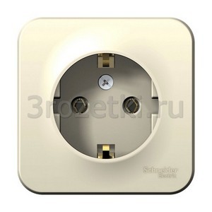 3rozetki.ru - Schneider Electric - [BLNRA010102] BLANCA О/У РОЗЕТКА с заземлением без шторок, 16А, 250В, МОЛОЧНЫЙ ().