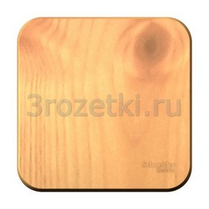 3rozetki.ru - Schneider Electric - [BLNVA101015] BLANCA О/У 1-клавишный ВЫКЛЮЧАТЕЛЬ (cх.1) ИЗОЛ.ПЛ., 10А, 250B, ЯСЕНЬ ().