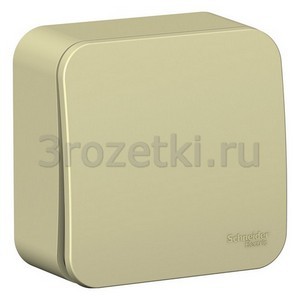3rozetki.ru - Schneider Electric - [BLNVA101017] BLANCA О/У 1-клавишный ВЫКЛЮЧАТЕЛЬ (cх.1) ИЗОЛ.ПЛ., 10А, 250B,БЕЖЕВЫЙ ().