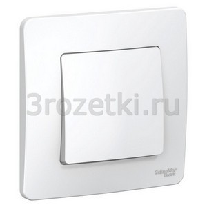 3rozetki.ru - Schneider Electric - [BLNVS010101] BLANCA С/У 1-клавишный ВЫКЛЮЧАТЕЛЬ (cх.1), 10А, 250B, БЕЛЫЙ ().