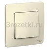 [BLNVS010102] BLANCA С/У 1-клавишный ВЫКЛЮЧАТЕЛЬ (cх.1), 10А, 250B, МОЛОЧНЫЙ () <Schneider Electric->