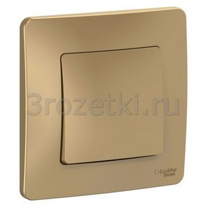 3rozetki.ru - Schneider Electric - [BLNVS010104] BLANCA С/У 1-клавишный ВЫКЛЮЧАТЕЛЬ (cх.1), 10А, 250B, ТИТАН ().