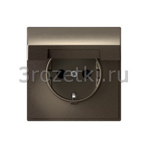 3rozetki.ru - Systeme Electric - Atlas ArtGallery - [GAL000646] Розетка SCHUKO с з/к, с крышкой (мокко).