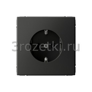 3rozetki.ru - Systeme Electric - Atlas ArtGallery - [GAL001443] Розетка SCHUKO с з/к (базальт).