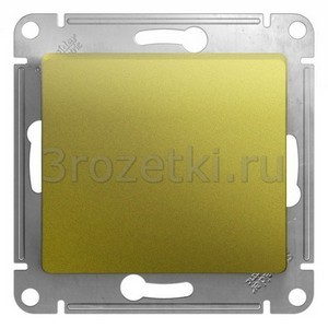 3rozetki.ru - Schneider Electric - [GSL001011] GLOSSA 1-клавишный ВЫКЛЮЧАТЕЛЬ,сх.1,10AX, механизм, ФИСТАШКОВЫЙ ().