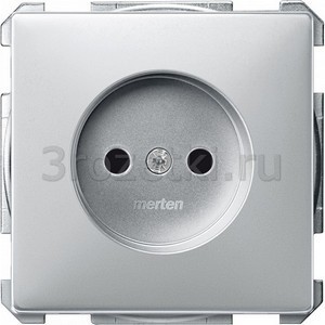 3rozetki.ru - Schneider Electric - [MTN2000-4060] MERTEN МЕХАНИЗМ розетки 16А без з/к с/шт. АЛЮМИНИЙ, QF SD ().