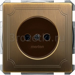 3rozetki.ru - Schneider Electric - [MTN2000-4143] MERTEN МЕХАНИЗМ розетки 16А без з/к с/шт. АНТИЧНАЯ ЛАТУНЬ, QF SD ().